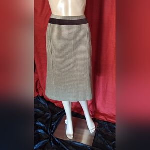size 14/Brand: Cato/Polyester Vintage style brown and beige blend skirt